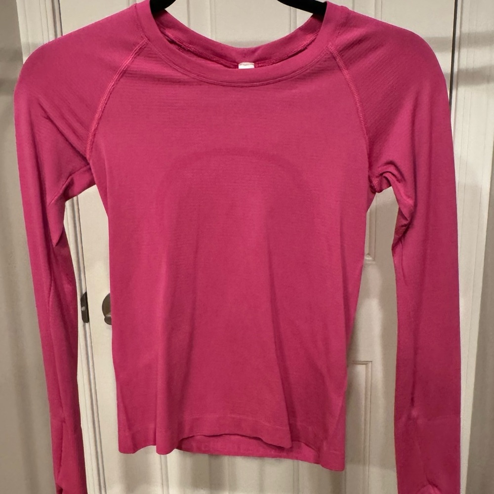 Lululemon Swifty tech long sleeve Pink Top